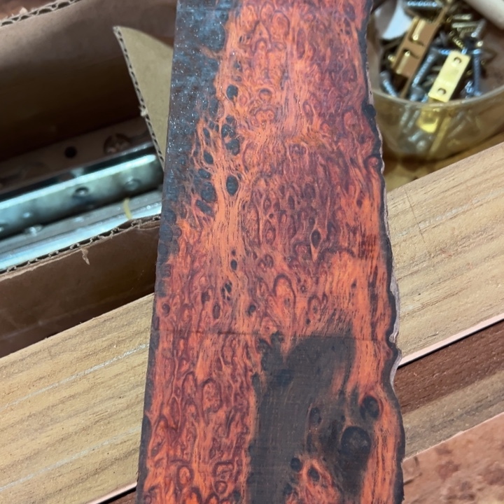 红酸枝木类端景台边角料