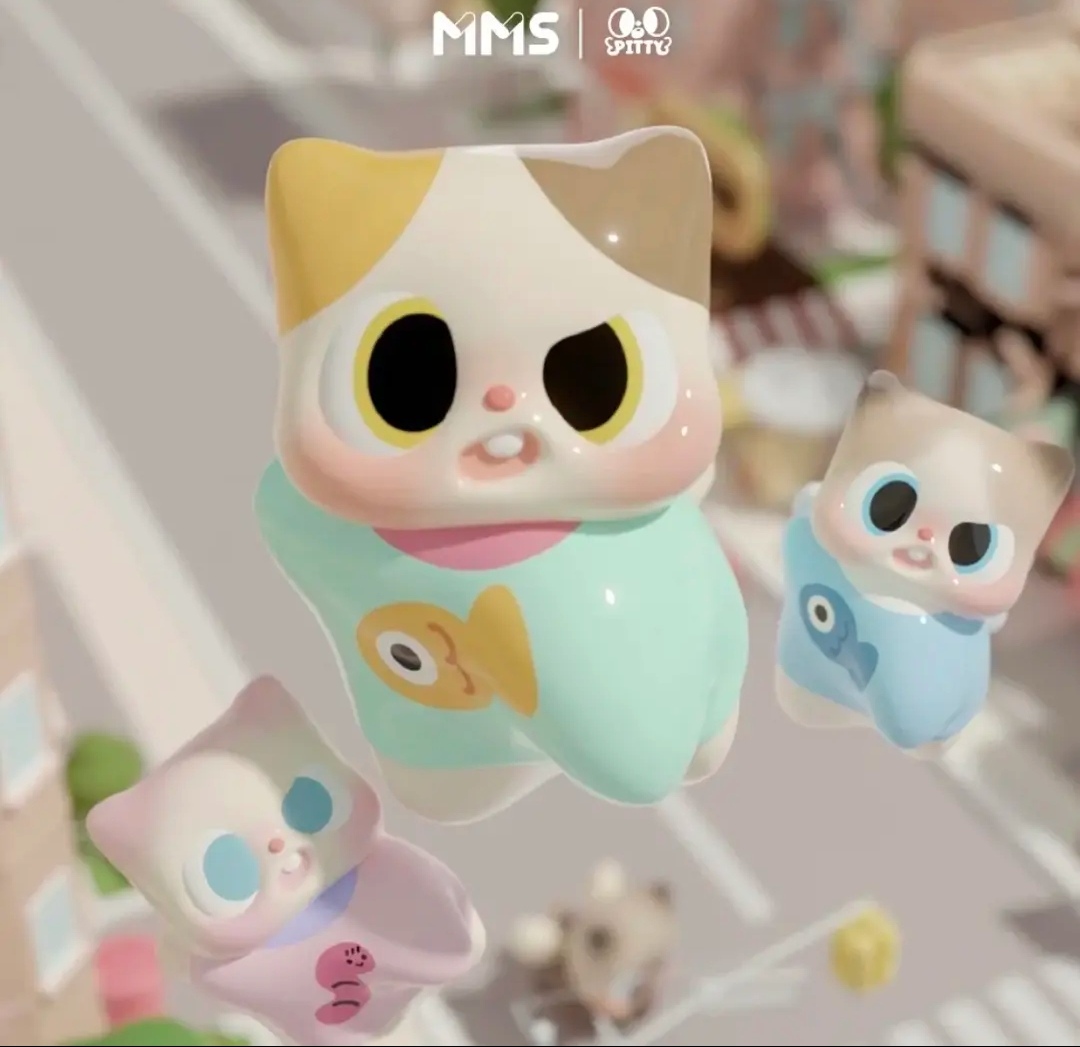  【代拆】pitty2代猫猫日常萌粒盲盒pitty新品萌粒盲盒
