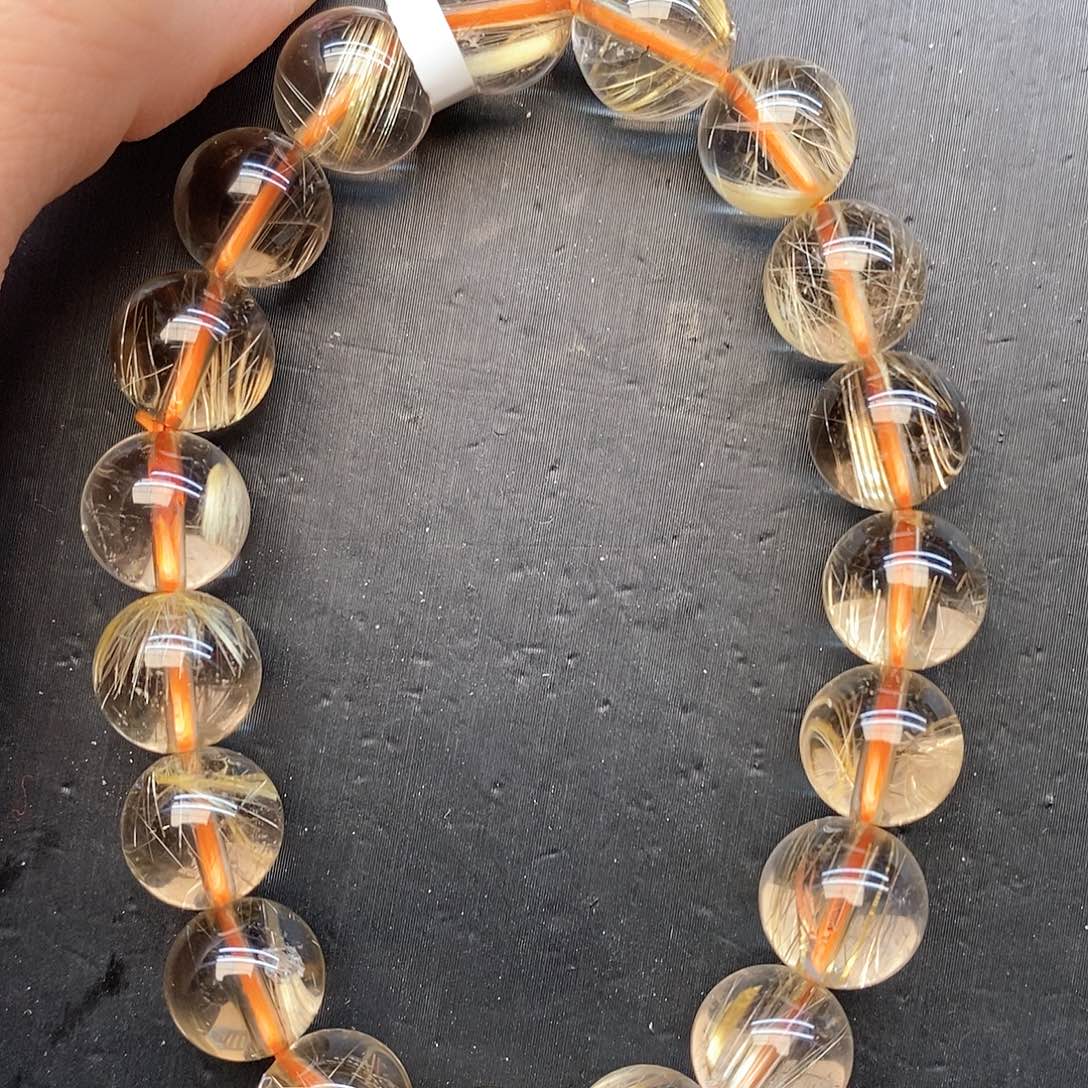 水晶手链未镶嵌1金发10mm