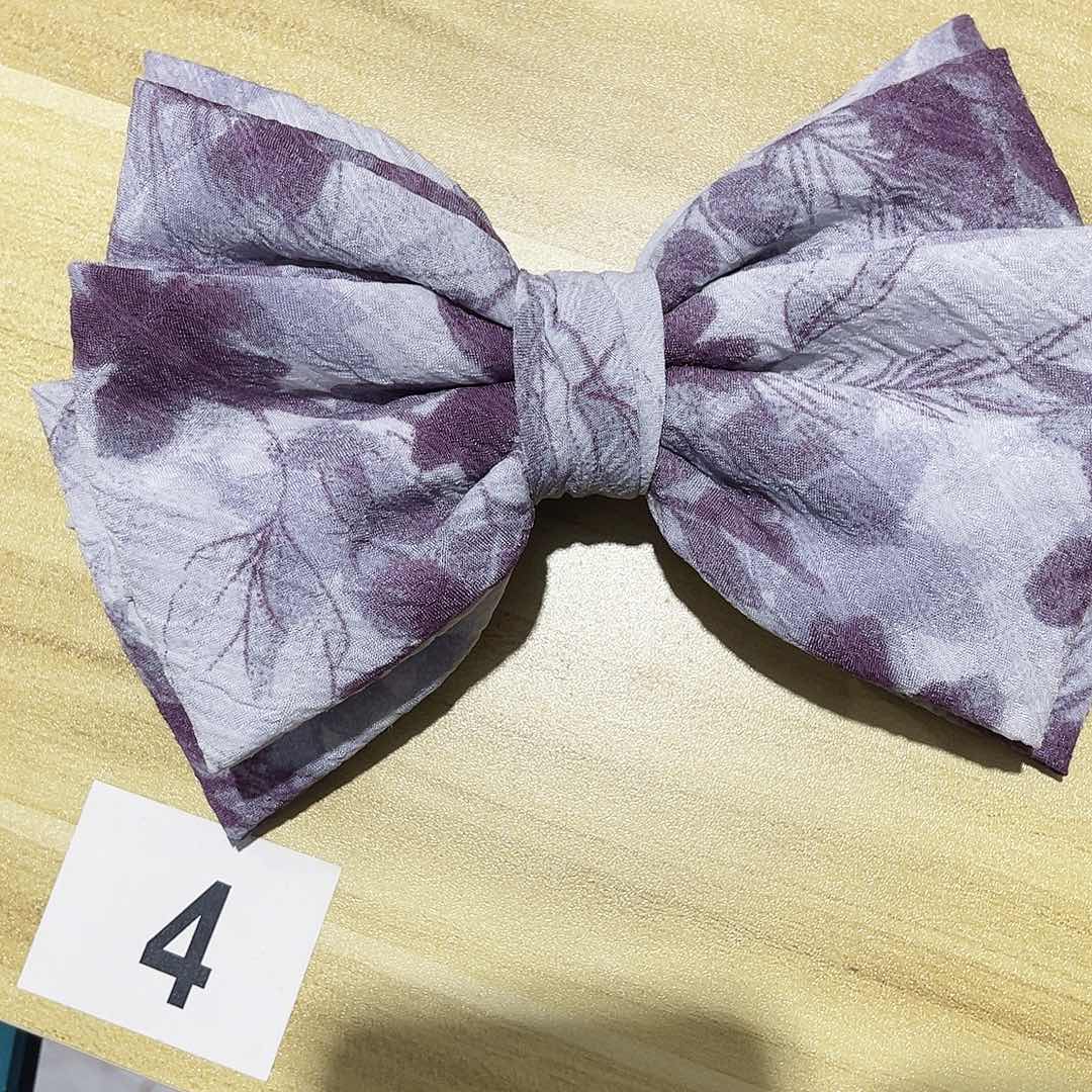 皮质铁合金蝴蝶结发夹