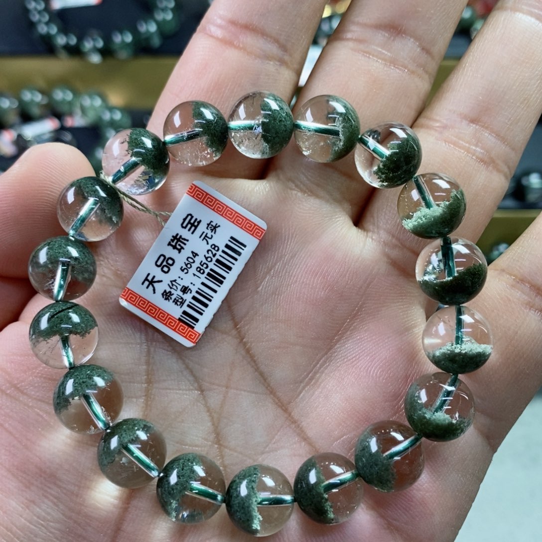 水晶手串未镶嵌绿幽灵185628