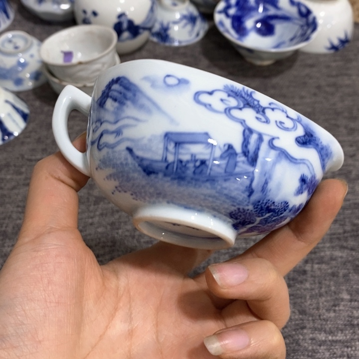 紫砂茶杯非常漂亮好看的碗