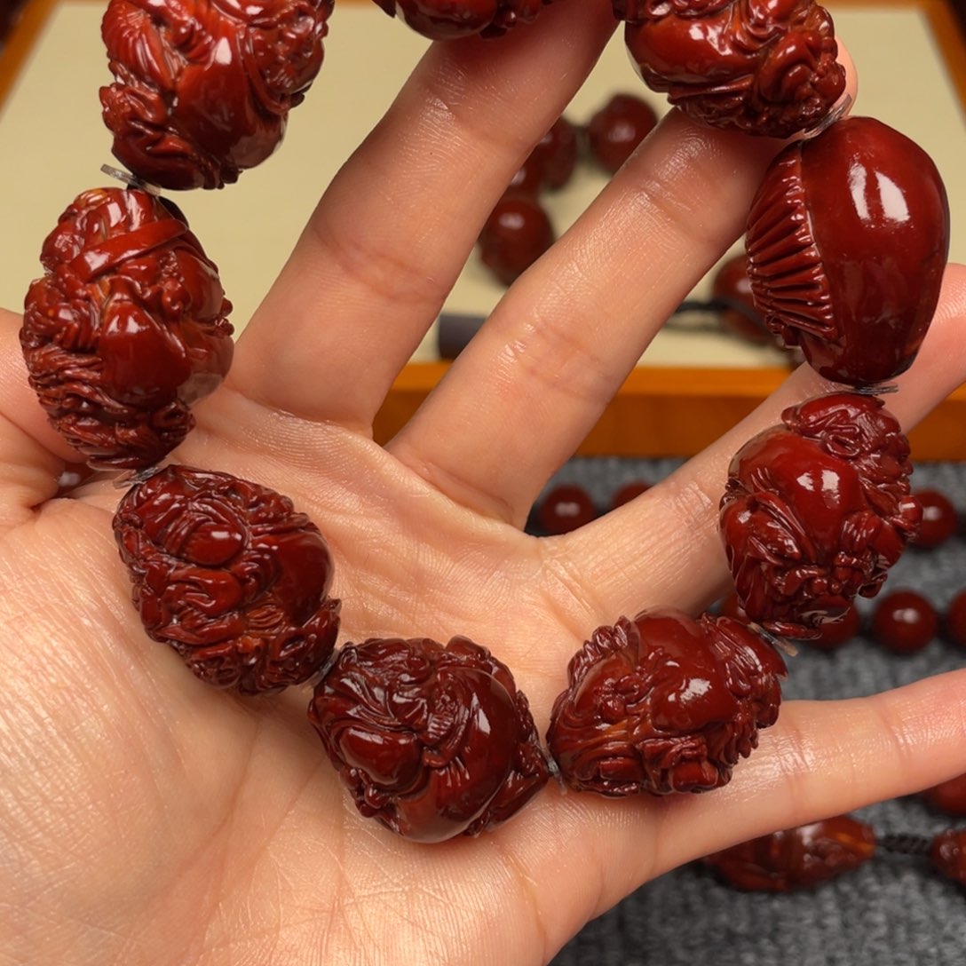 橄榄核手串开***好仲魁