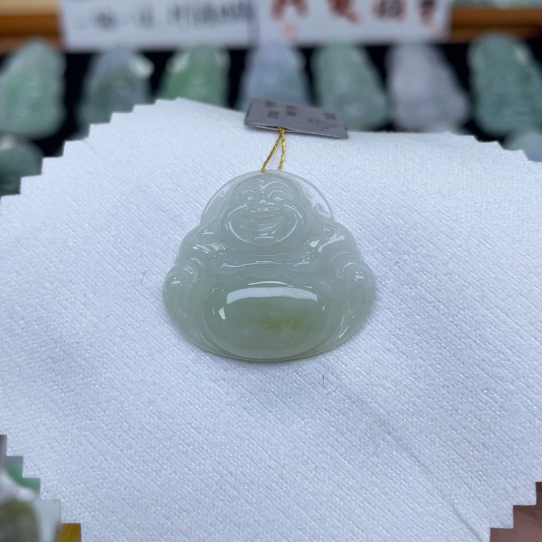 颈饰未镶嵌翡翠佛公