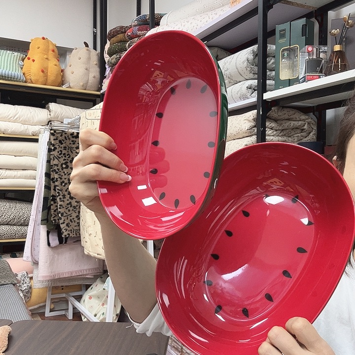 西瓜碗一大一小dfhkhxccb