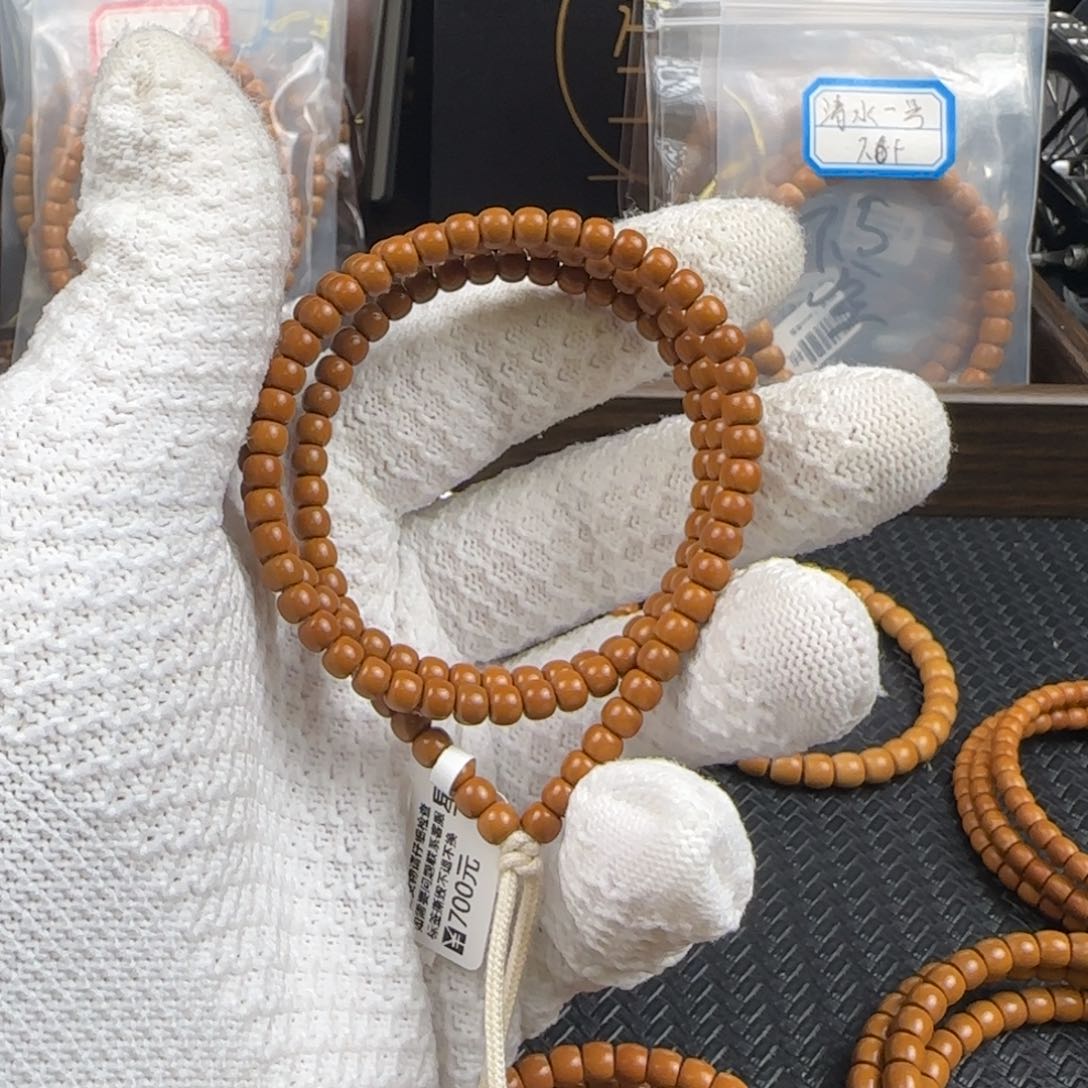 橄榄核吊坠搞***了5.0mm老挝老型130颗