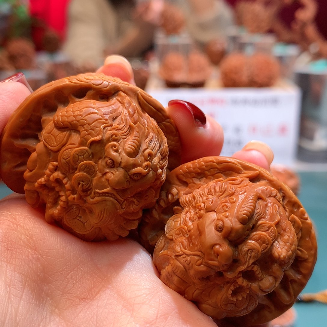 文玩核桃把件———————