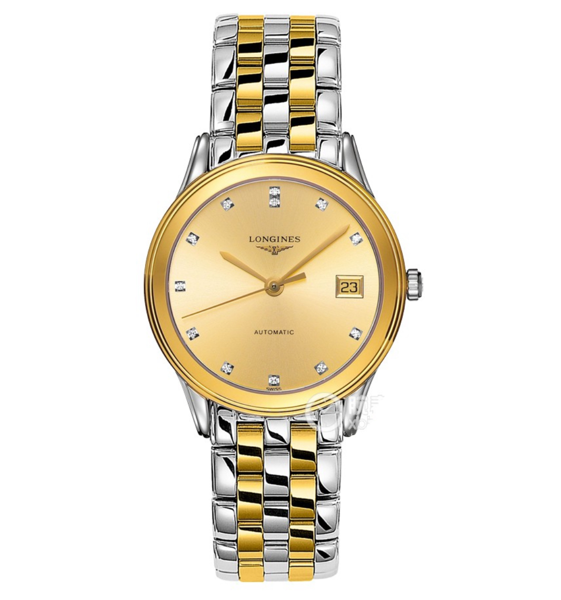 99新 Longines/浪琴 /军旗774金盘钻/表径36