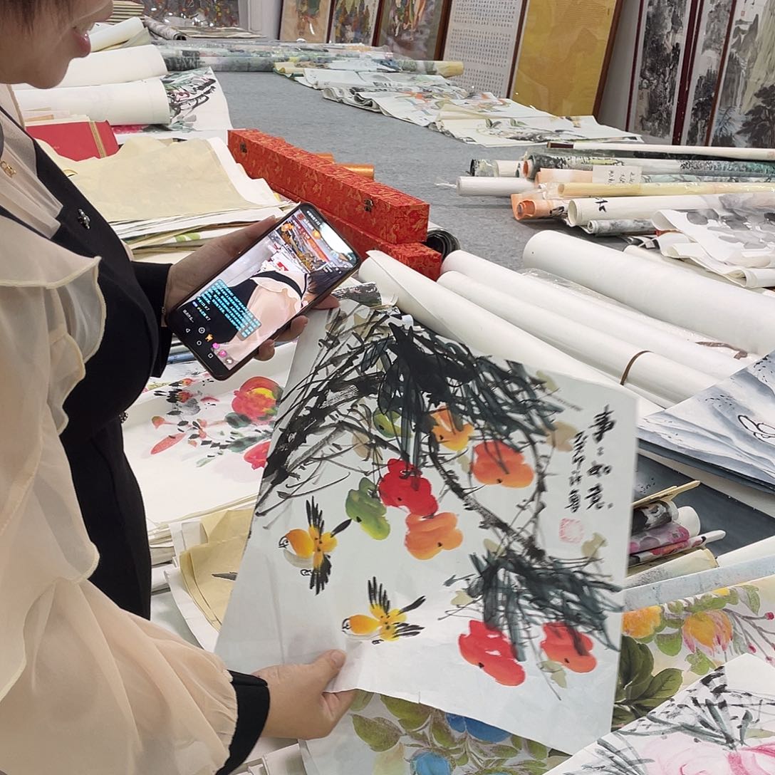 国画纯手绘国画山水花鸟