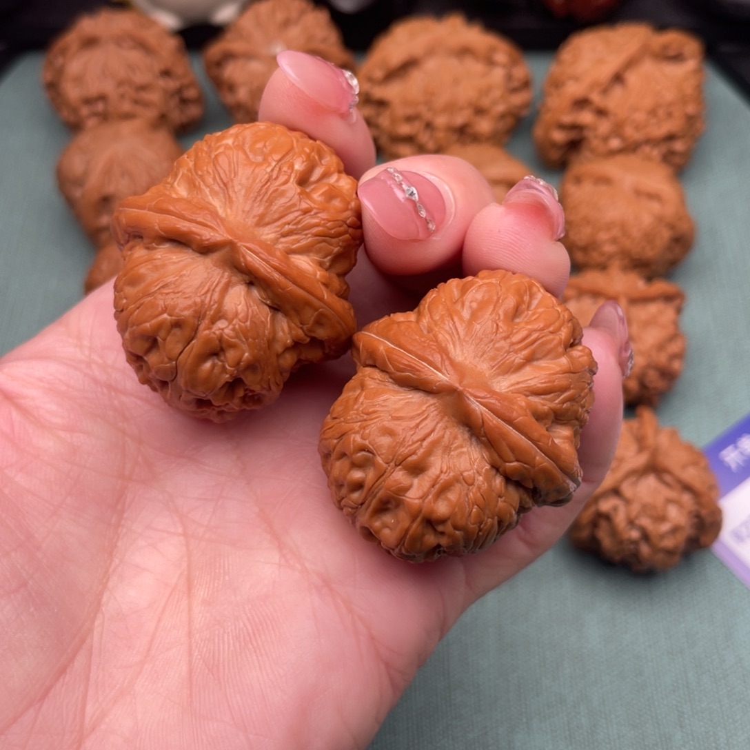 炼***文玩核桃把件全品翘肩元宝41