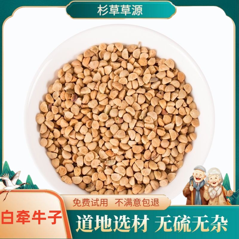 【杉草草源】白丑黑二丑白牵牛子无杂质白丑二丑免费磨牵牛子非茯苓