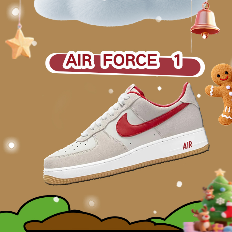 NIKE/耐克【双旦狂欢季】男低帮经典空军一号运动鞋IB6388101