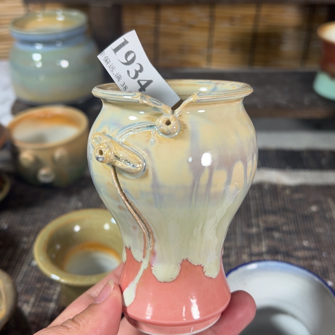 红陶景德镇手工花盆