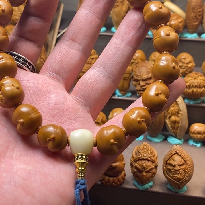 手串/手链橄榄核1.5  18颗 百态