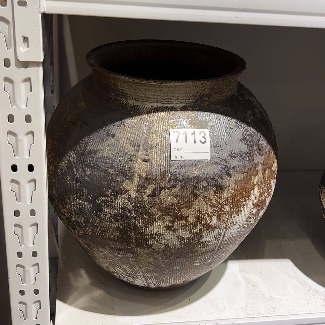 瓶7113高36口18陶瓷花瓶无孔