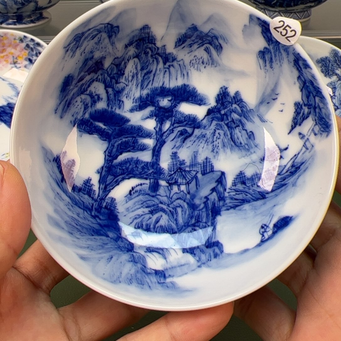 杯木木景德镇纯手绘茶具252