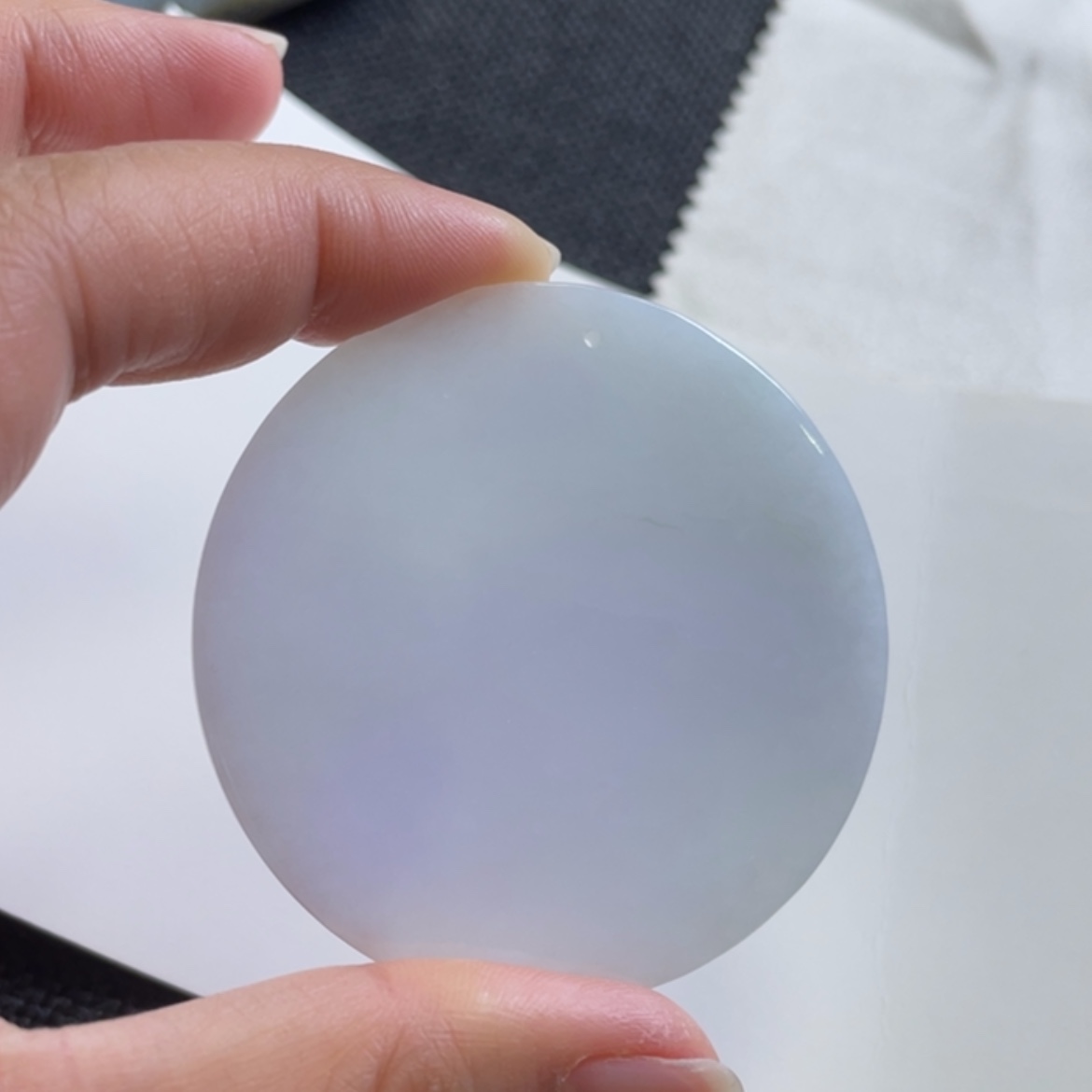 【闪购商品】翡翠颈饰未镶嵌无事圆牌