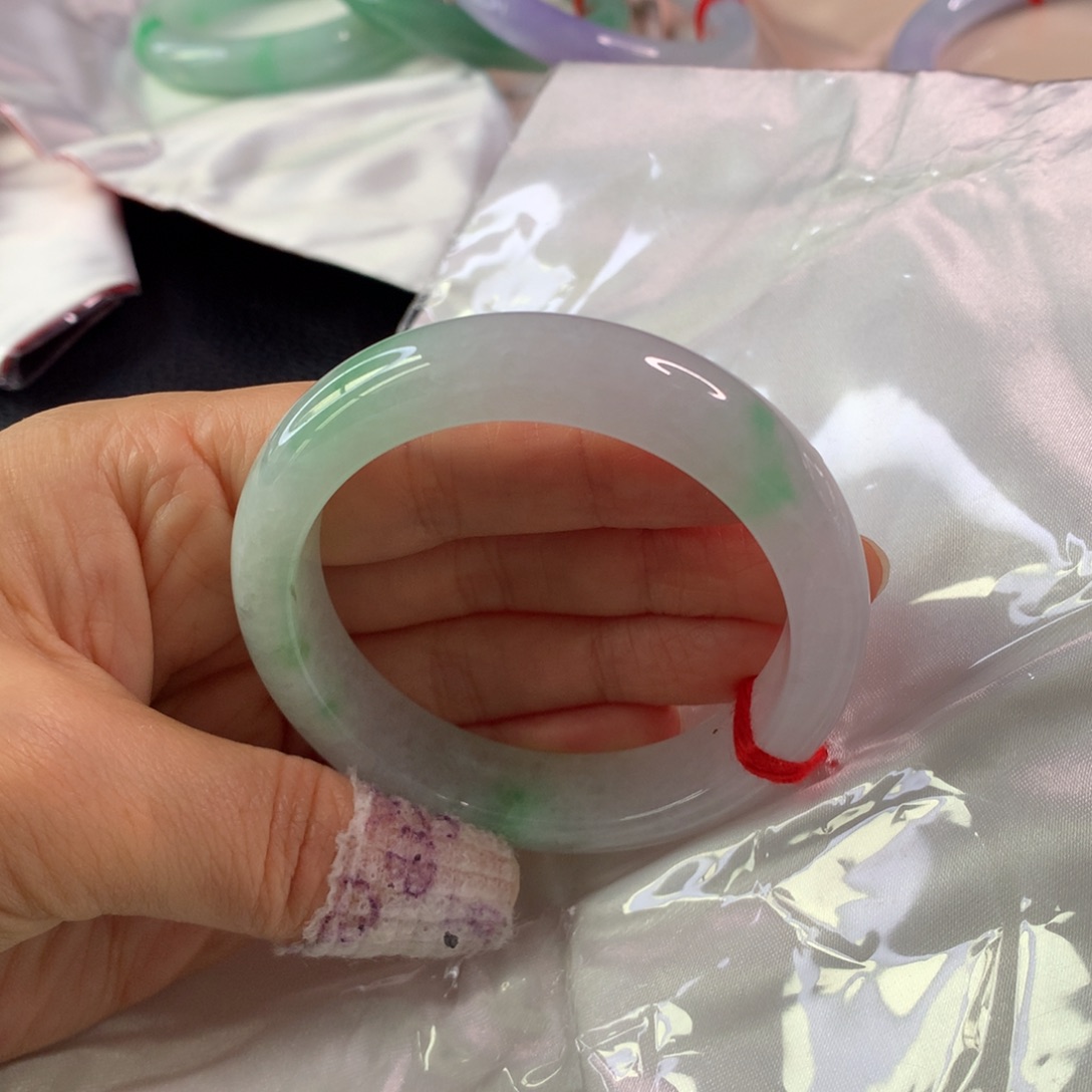 翡翠未镶嵌手镯翡翠手镯52.7