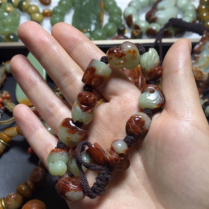 我***客岫岩河磨玉（透闪石质玉）未镶嵌珠宝奇石