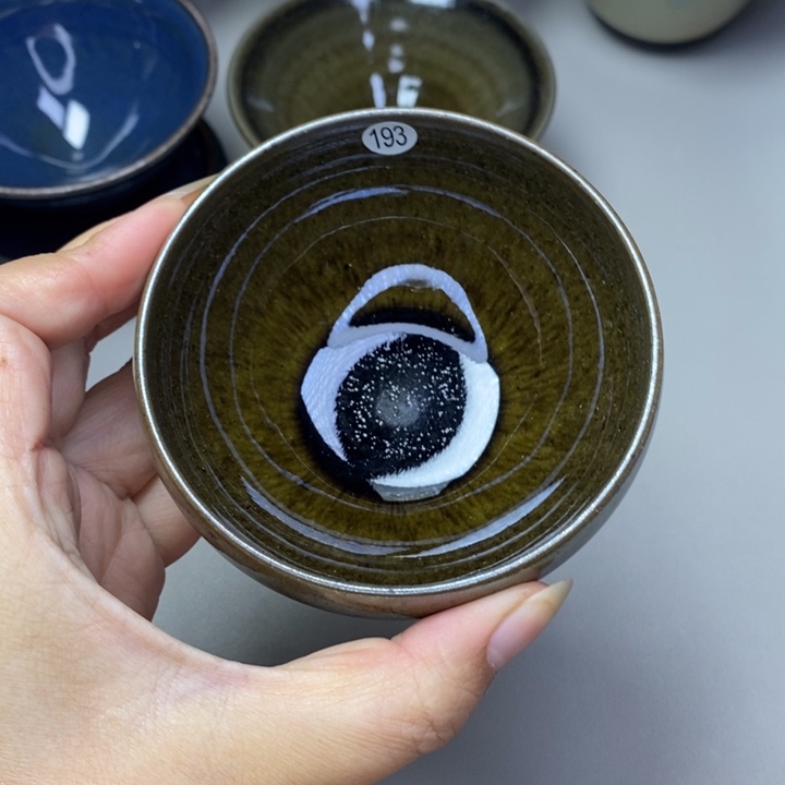 茶盏建窑建盏柴烧主人杯