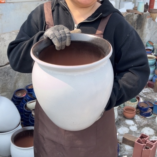 红陶口15高26瑕疵