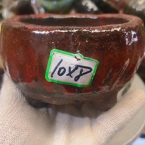 粗陶花盆手工花盆