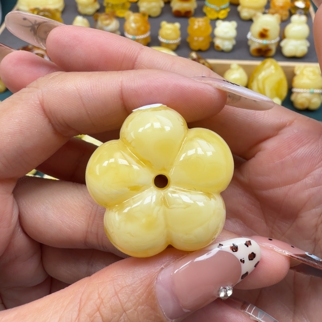 蜜蜡未镶嵌裸石蜜蜡