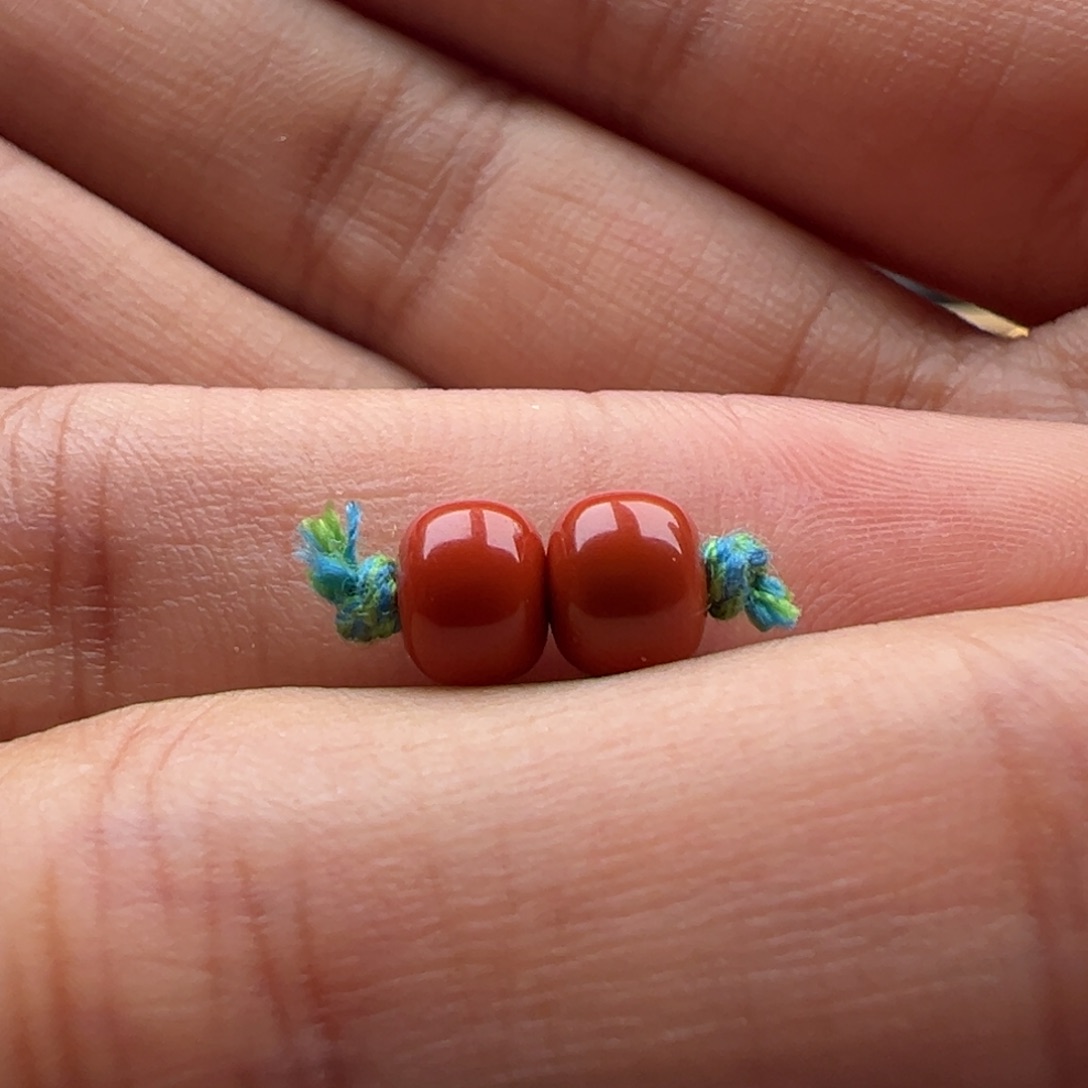 南红玛瑙老型6x 5未镶嵌