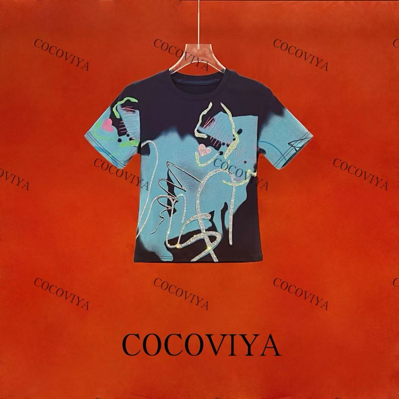 【CC】COCOVIYA 2025设计感春夏打底时尚百搭休闲上衣26C-706