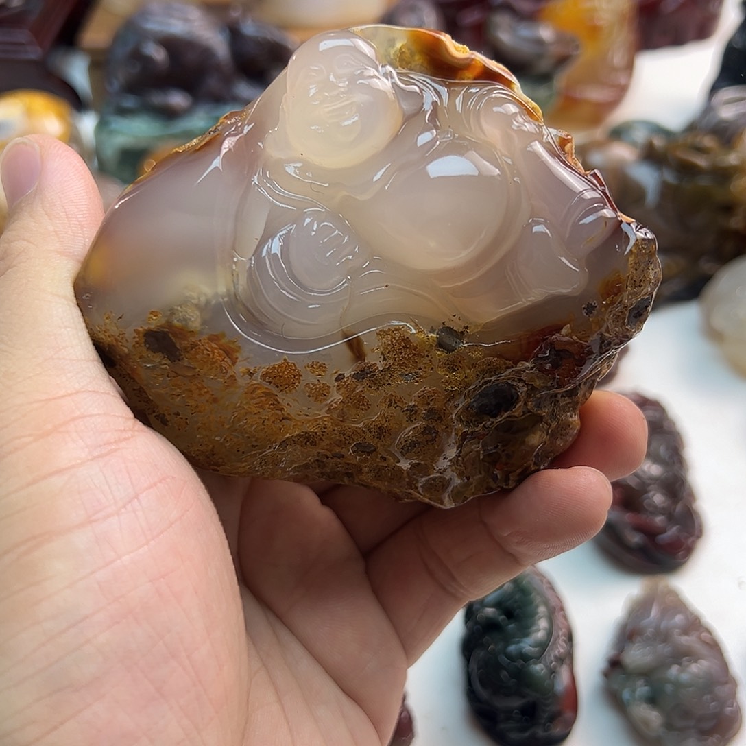 玛瑙/玉髓未镶嵌颈饰