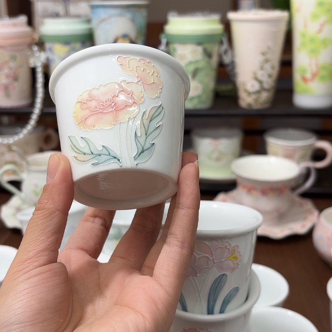 来***财景德镇原创手绘陶瓷