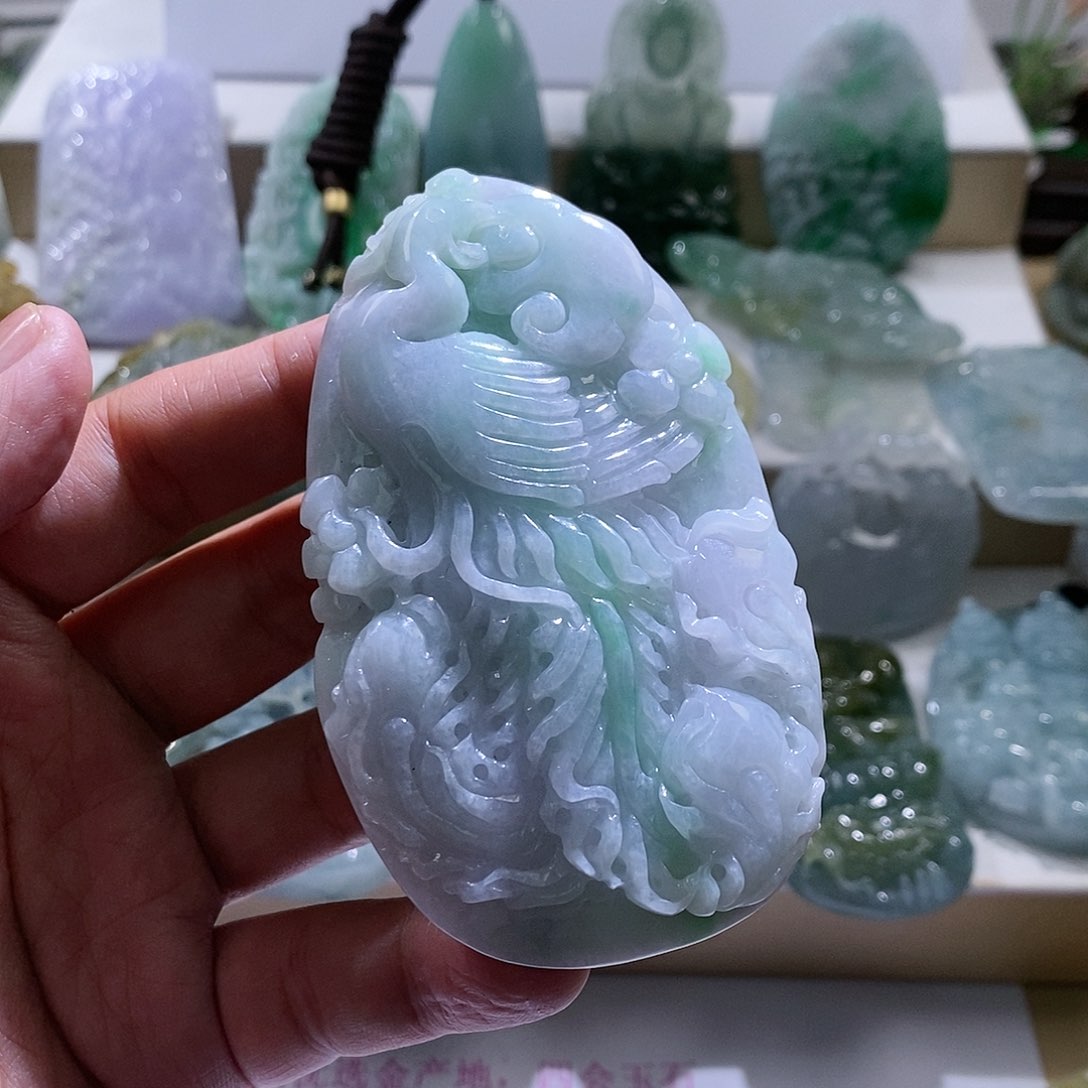 【闪购商品】翡翠颈饰未镶嵌凤凰