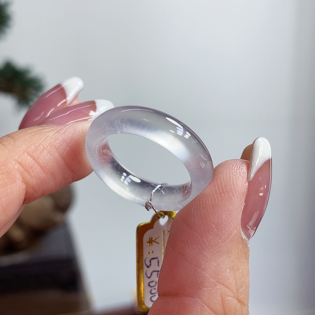 未镶嵌戒指翡翠17-18号