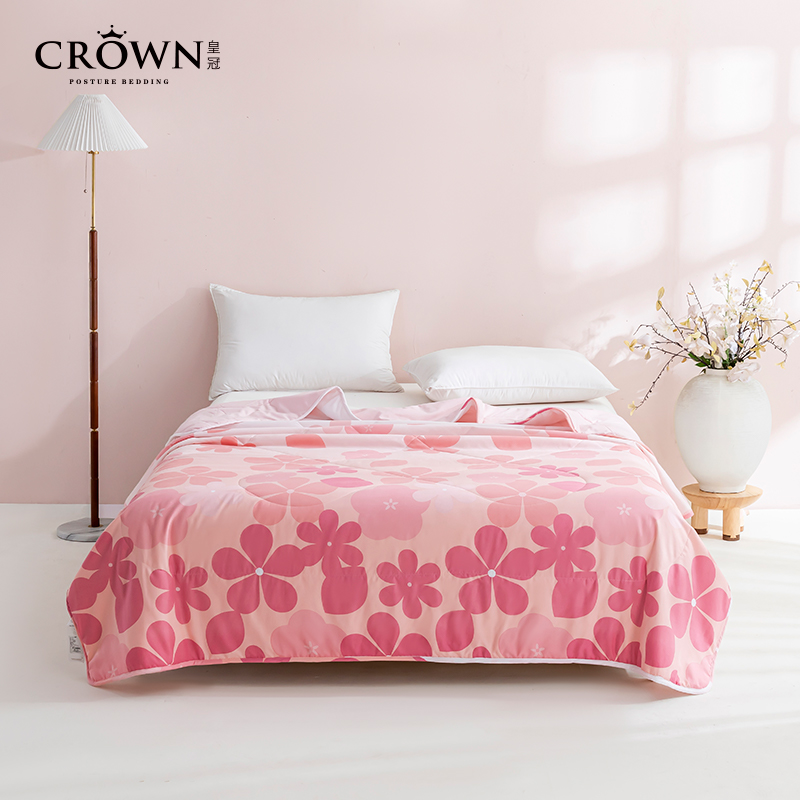 皇冠清雅系列樱花夏被宿舍夏凉被家用夏季被200*230双人被