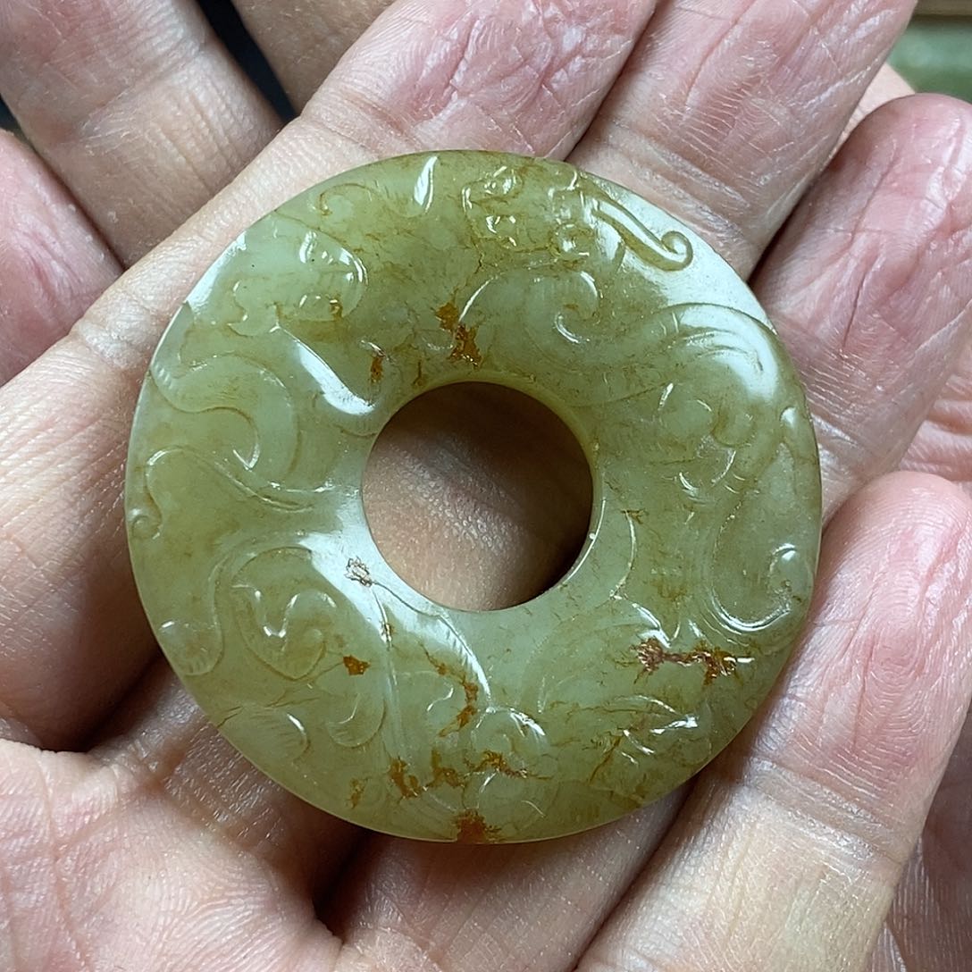 和田玉（糖玉）挂件未镶嵌