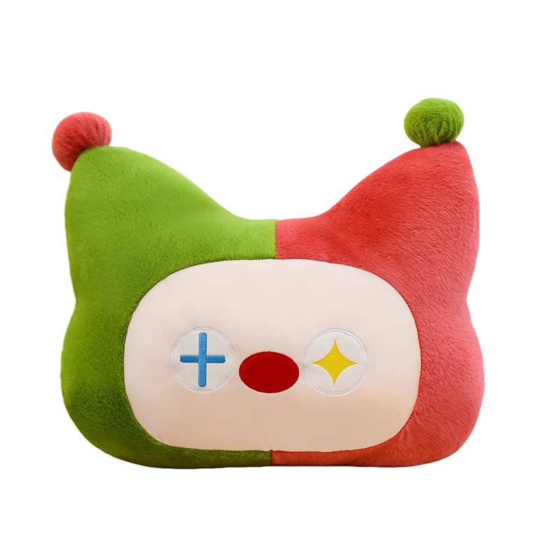 毛绒玩具小丑靠枕1个【45cm】（测量误差2~3cm）