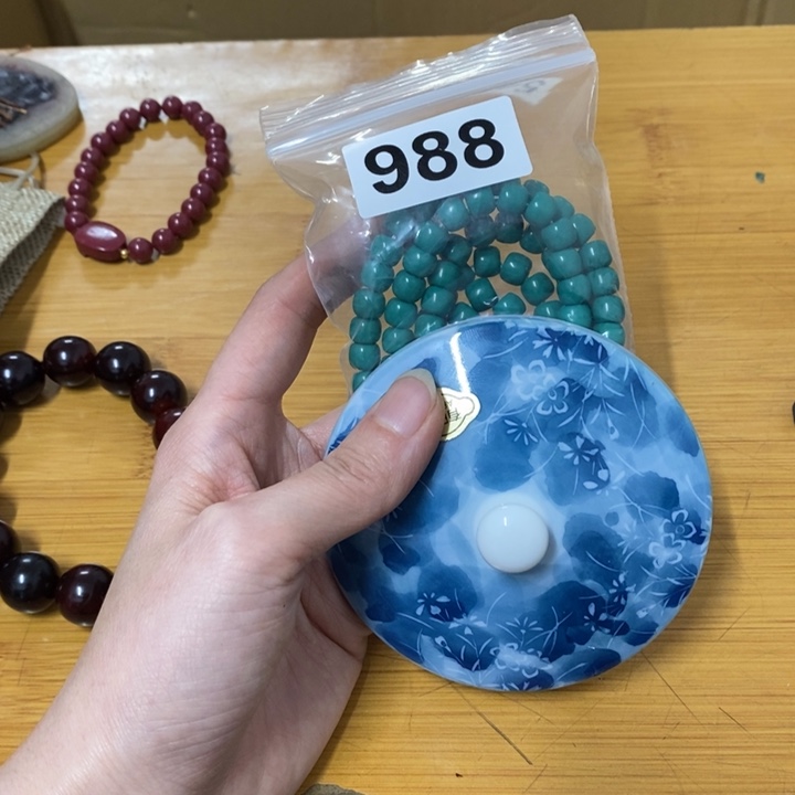 瓷片诚*哈中古工艺品树脂