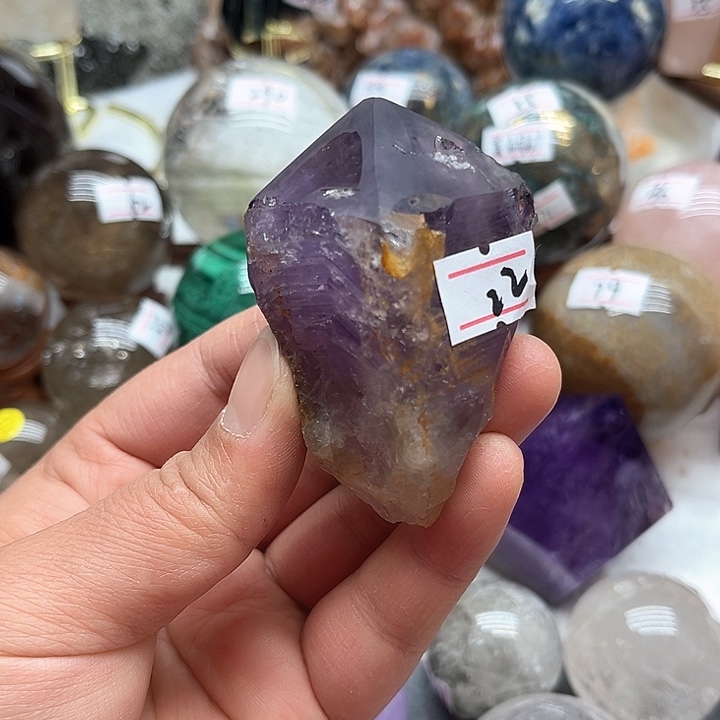 紫晶103克紫水晶原石未镶嵌