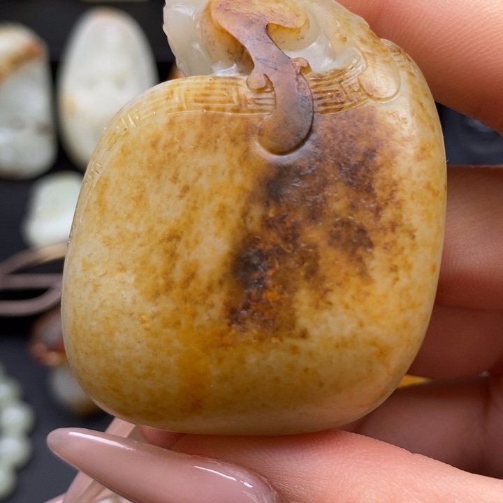 和田玉未镶嵌吊坠(不含链)