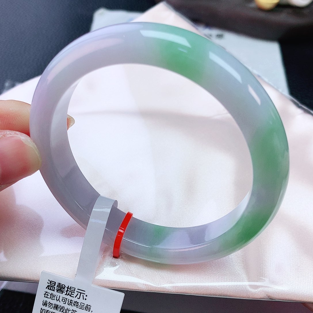 未镶嵌手镯翡翠54+圈