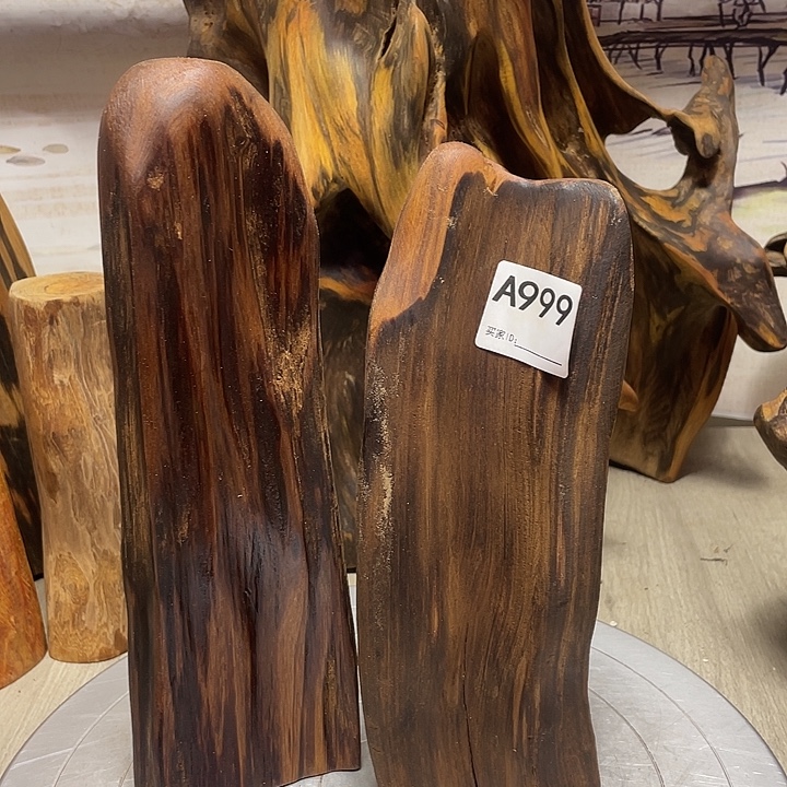 蜗***界木直播间木质摆件