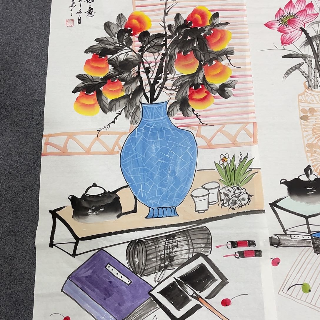 国画L精品国画作品单幅任发