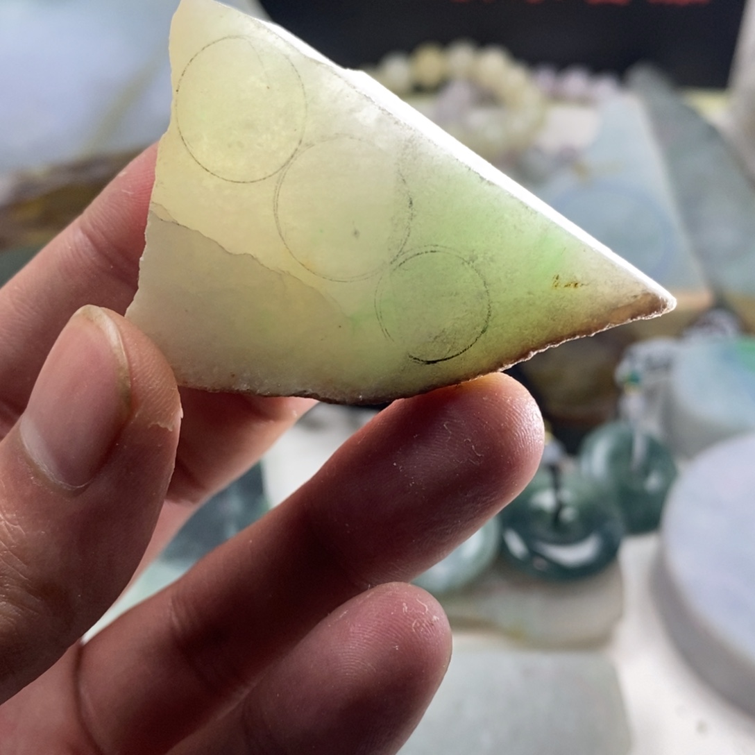 翡翠散珠天然缅甸翡翠A货35