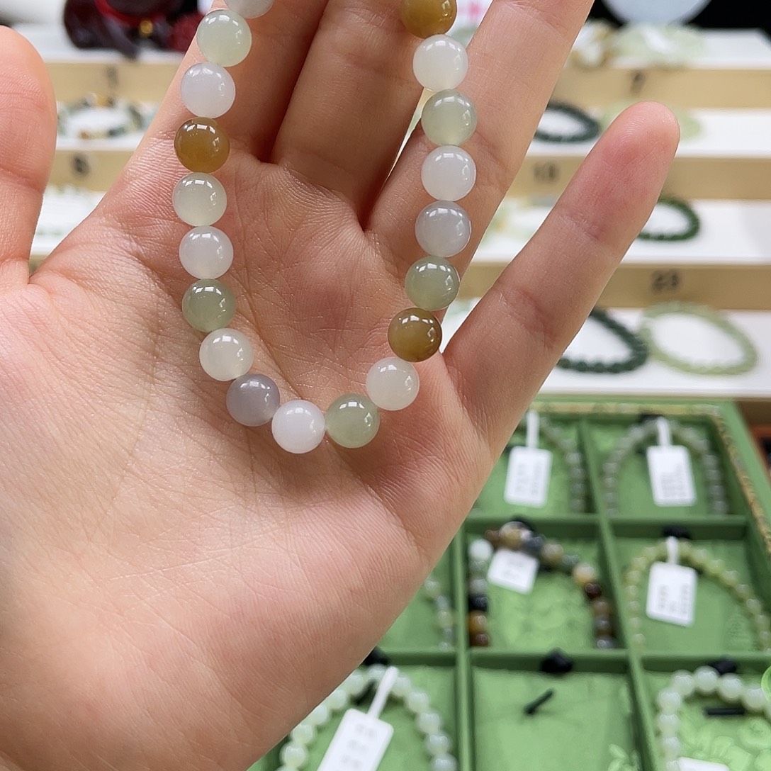 可***子和田玉未镶嵌手链