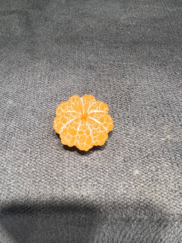 石雕作品手把件橘子