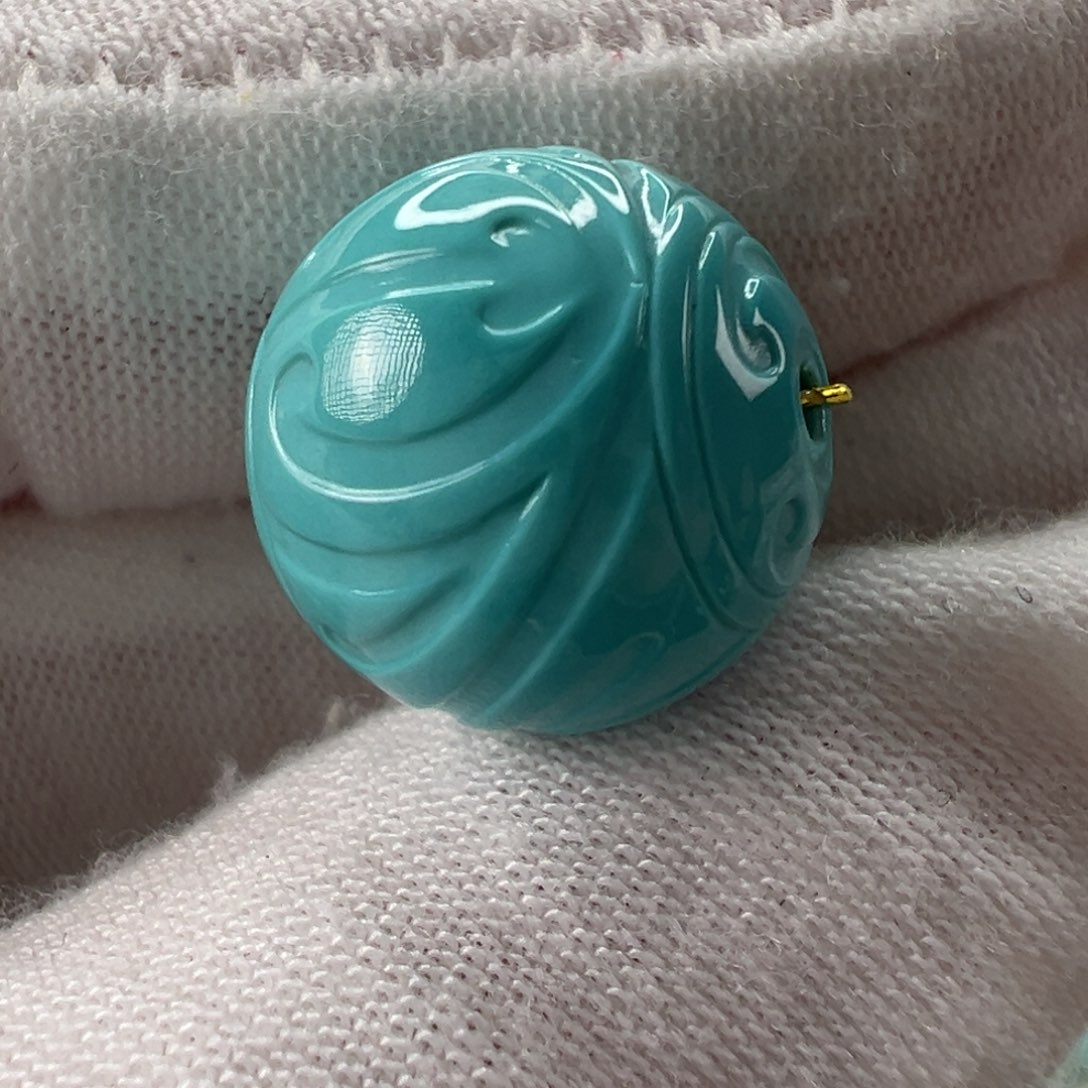 未镶嵌绿松石配饰14.7mm