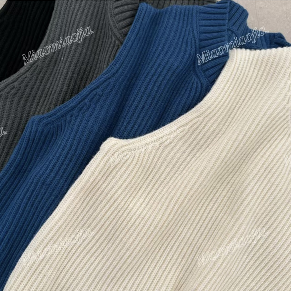 /苗苗家/『针织马甲』圆领软糯无袖针织衫显瘦百搭叠穿减龄背心