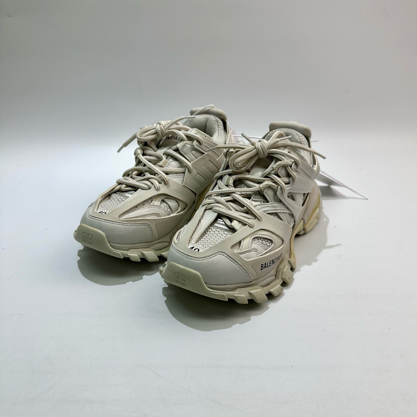 99新 Balenciaga/巴黎世家 40码 白色Track1.0老爹鞋 SY0327