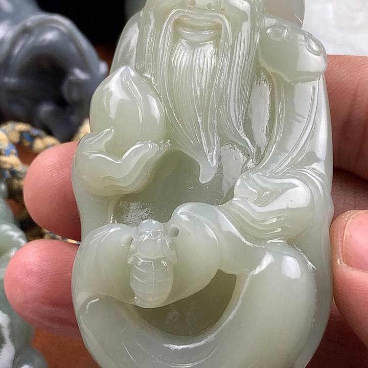 和田玉颈饰未镶嵌酷***5