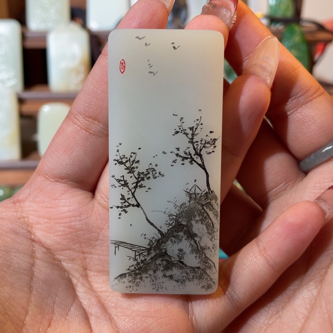 和田玉颈饰未镶嵌